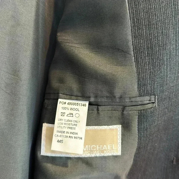 Michael Kors Men’s Wool Blazer Jacket Sz 44S - Picture 7 of 7